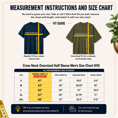 Men’s Oversized T-Shirt - No Signal (225 GSM heavyweight fabric)