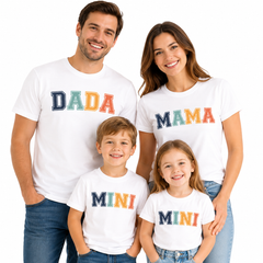 Family Matching Round Neck T-Shirt for Son – Mini- (170 GSM) single jersey