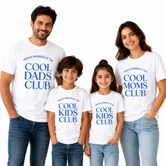 Cool Family Club Matching Round Neck T-Shirt for Mom – Cool Mom- (170 GSM) single jersey
