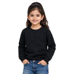 Girl’s Round Neck Sweatshirt