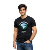 Men’s Graphic Print Round Neck T-Shirt- (170 GSM single jersey)