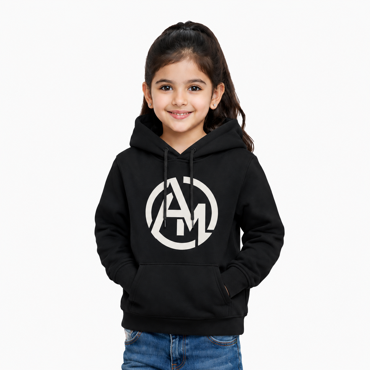 Girl’s Graphic Print Hoodie - AM Designs