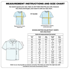 Demo Listing - Kid's Unisex Polo House Colour School Uniform T-Shirt - 240GSM Lacoste Pique (100 % polyester) - Style Code: 1027