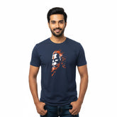 Men’s Graphic Print Round Neck T-Shirt- Hanuman (170 GSM single jersey)