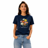 Women's Crew Neck t-shirt - Bloom as you are (170 GSM single jersey)