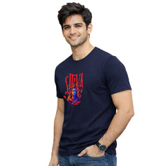 Men’s Graphic Print Round Neck T-Shirt- Shivan (170 GSM single jersey)