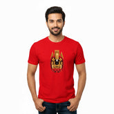 Men’s Graphic Print Round Neck T-Shirt-Tirupathi Balaji (170 GSM single jersey)