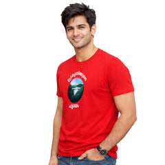 Men’s Graphic Print Round Neck T-Shirt- (170 GSM single jersey)