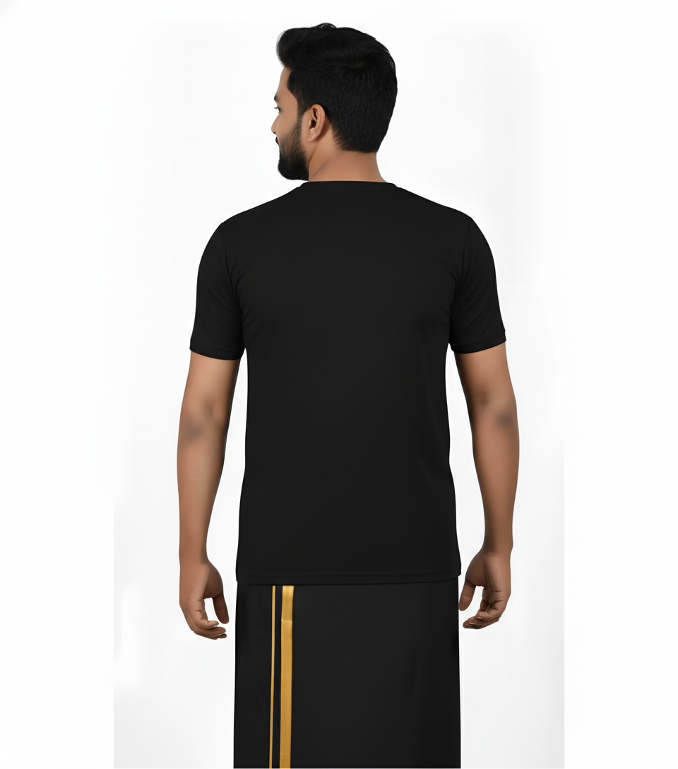 Men’s Graphic Print Round Neck T-Shirt - Ayyappan