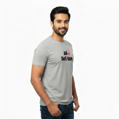 Men’s Graphic Print Round Neck T-Shirt- Jai Shree Ram (170 GSM single jersey)