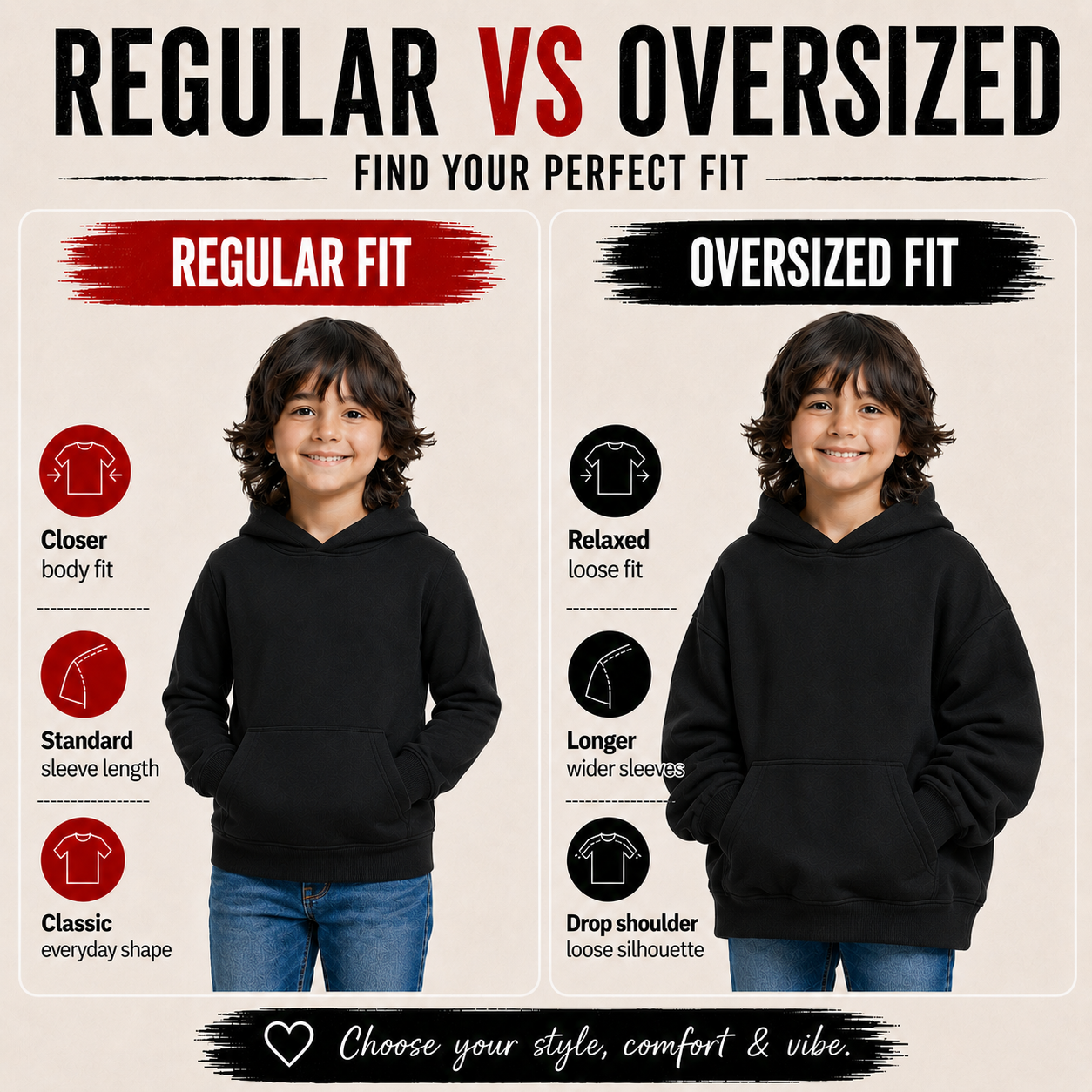 Boy’s Plain Hoodie