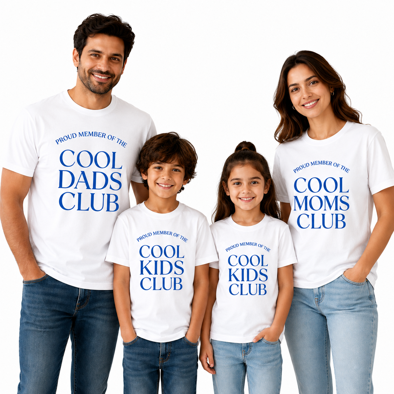 Cool Family Club Matching Round Neck T-Shirt for Dad – Cool Dad- (170 GSM) single jersey