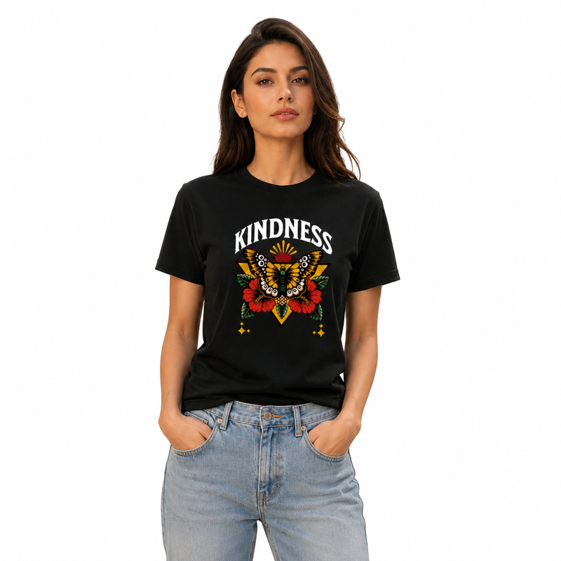 Women's Crew Neck t-shirt - Kindness (170 GSM single jersey)
