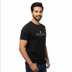 Men’s Graphic Print Round Neck T-Shirt- Hanuman (170 GSM single jersey)