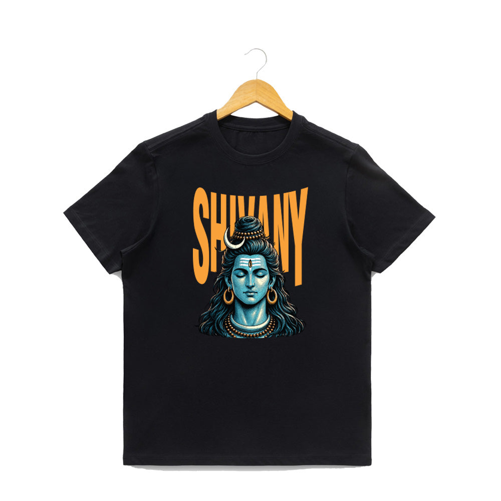 Women’s Graphic Print Round Neck T-Shirt - Shivan (170 GSM single jersey)