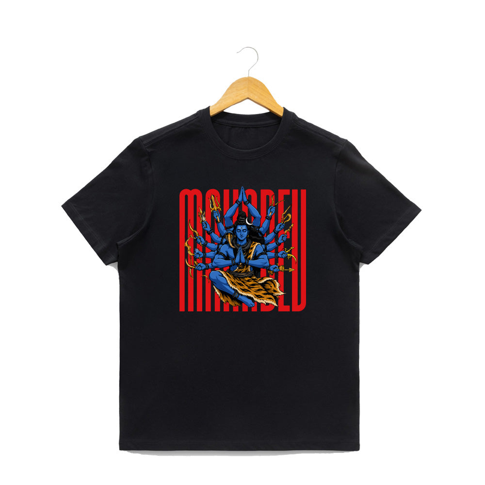 Men’s Graphic Print Round Neck T-Shirt- Shivan (170 GSM single jersey)