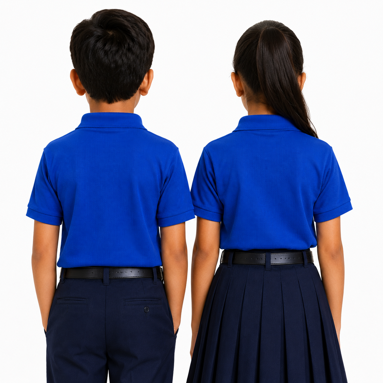 Demo Listing - Kid's unisex Polo House Colours School Uniform T-Shirt - 200GSM Mars Pique fabric (100% Micro Polyester) - Style Code: 1025