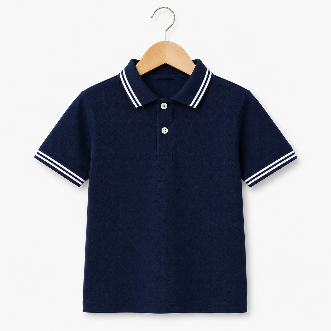 Demo Listing - Kid's unisex Polo Plain School Uniform T-Shirt - 200GSM Mars Pique fabric (100% Micro Polyester) - Style Code: 1025