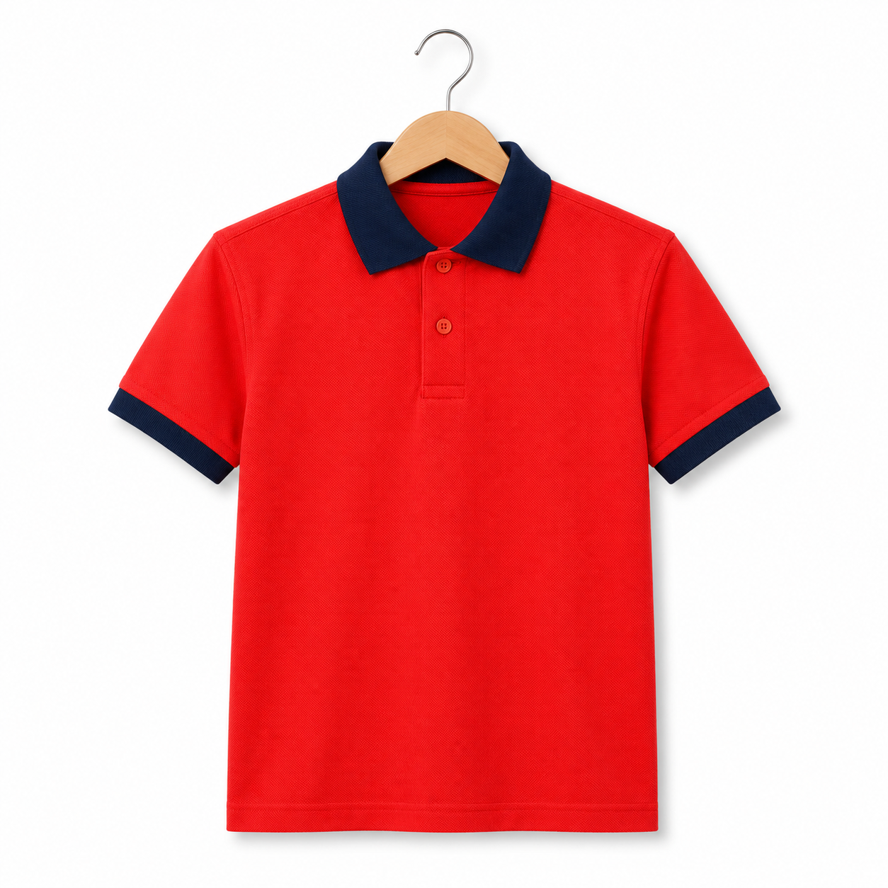 Demo Listing - Kid's Unisex Polo Plain School Uniform T-Shirt - 230GSM Nirmal Knit pique(100 % Micro polyester - Style Code: 1026
