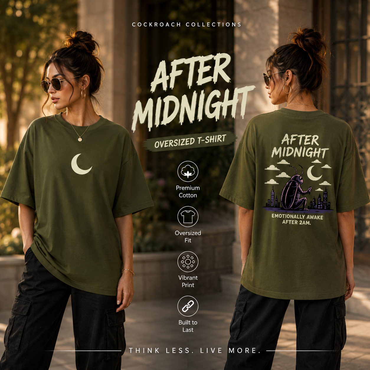 Women’s Oversized T-Shirt - After Midnight