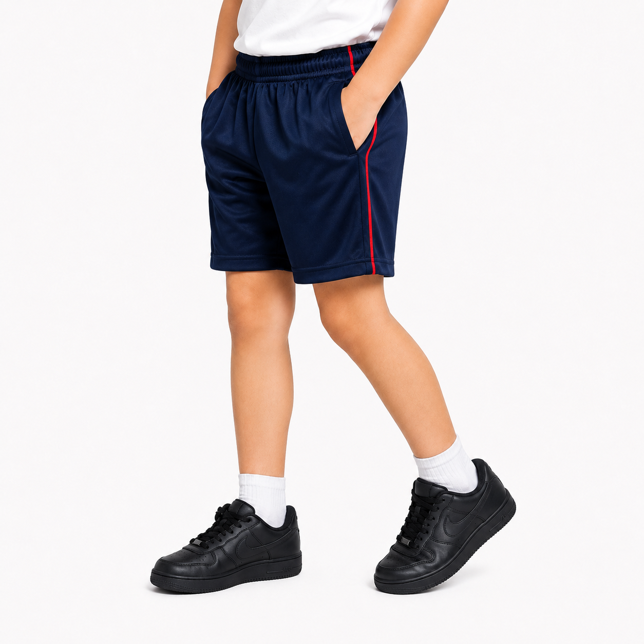 Demo Listing - Kid's Shorts - 230 GSM LR Roma 100% Micro Polyester - Style Code: 1034