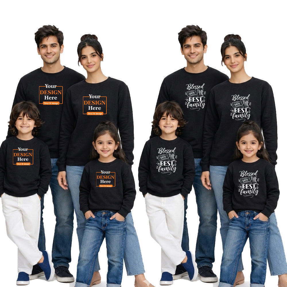 Women Round Neck sweatshirt T-shirt – Customize