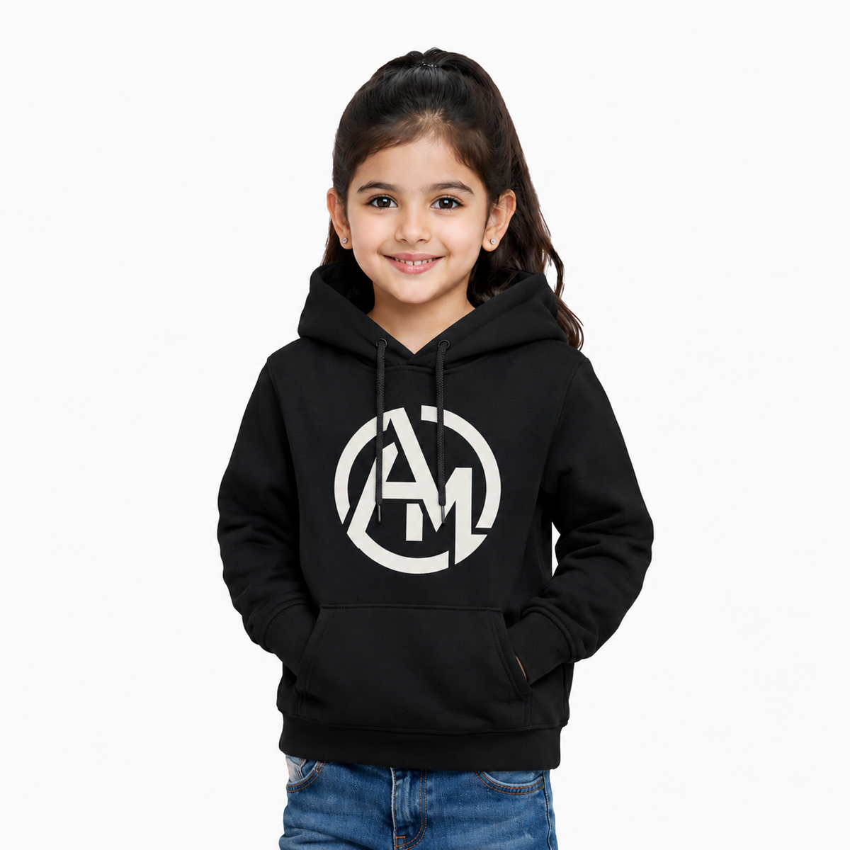 Girl’s Graphic Print Hoodie - AM Designs