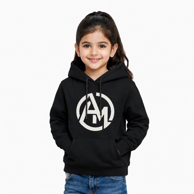 Girl’s Graphic Print Hoodie - AM Designs