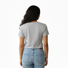 Women’s Graphic Print Round Neck T-Shirt- Murugan (170 GSM single jersey)