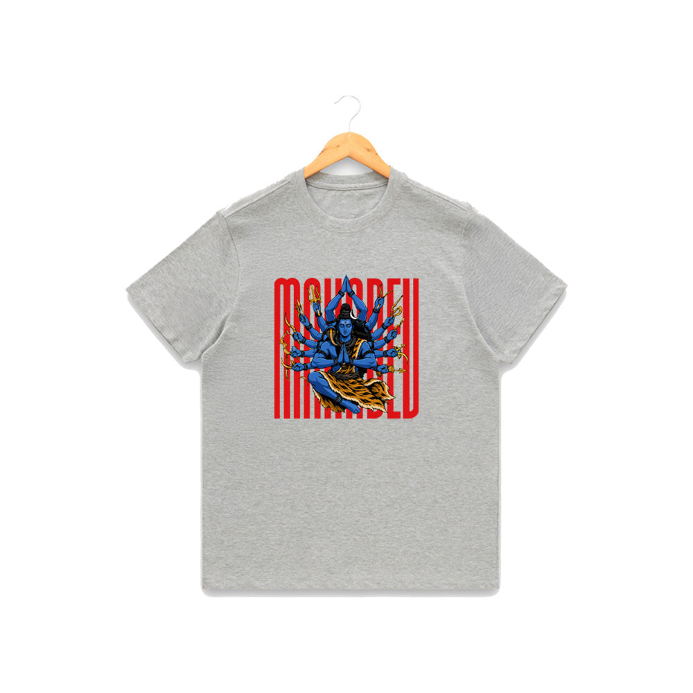 Women’s Graphic Print Round Neck T-Shirt - Shivan (170 GSM single jersey)