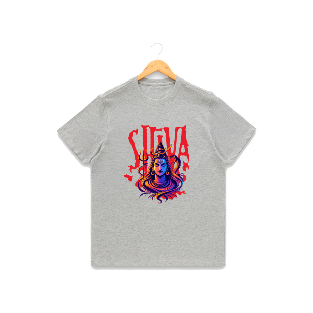 Men’s Graphic Print Round Neck T-Shirt- Shivan (170 GSM single jersey)