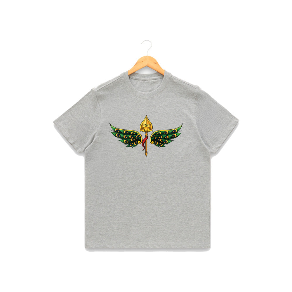 Men’s Graphic Print Round Neck T-Shirt- Murugan (170 GSM single jersey)
