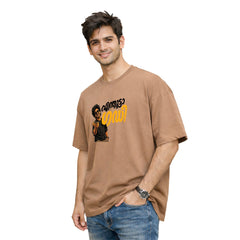 Crew Neck oversized t-shirt - എന്തൂട്ടാ ഗഡി(225 GSM heavyweight fabric)