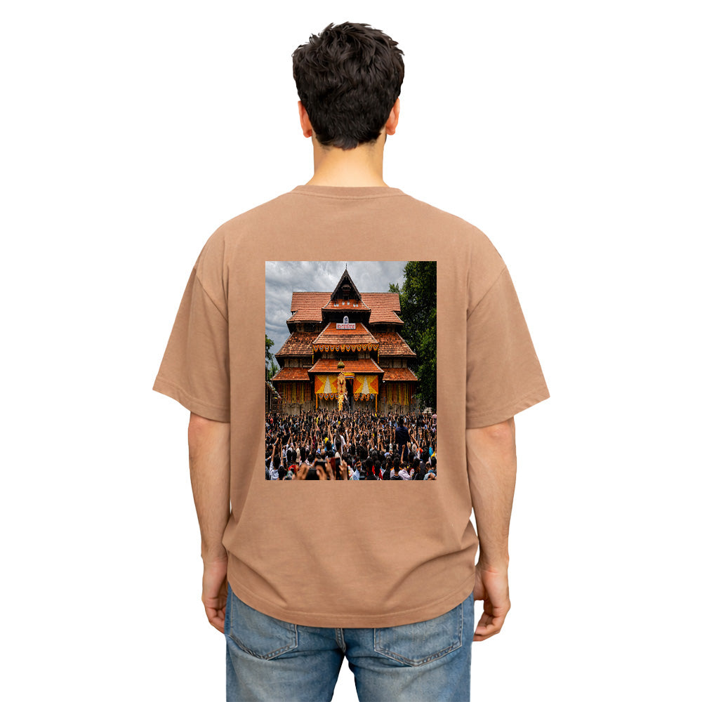 Crew oversized t-shirt - തൃശൂർ പൂരം വൈബ്സ്