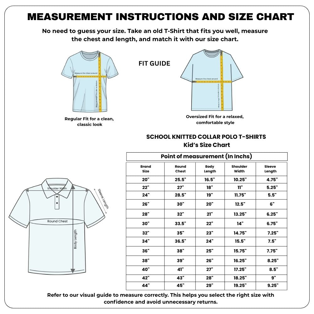 Demo Listing - Kid's Unisex Polo Plain School Uniform T-Shirt - 240GSM Lacoste Pique (100 % polyester) - Style Code: 1027