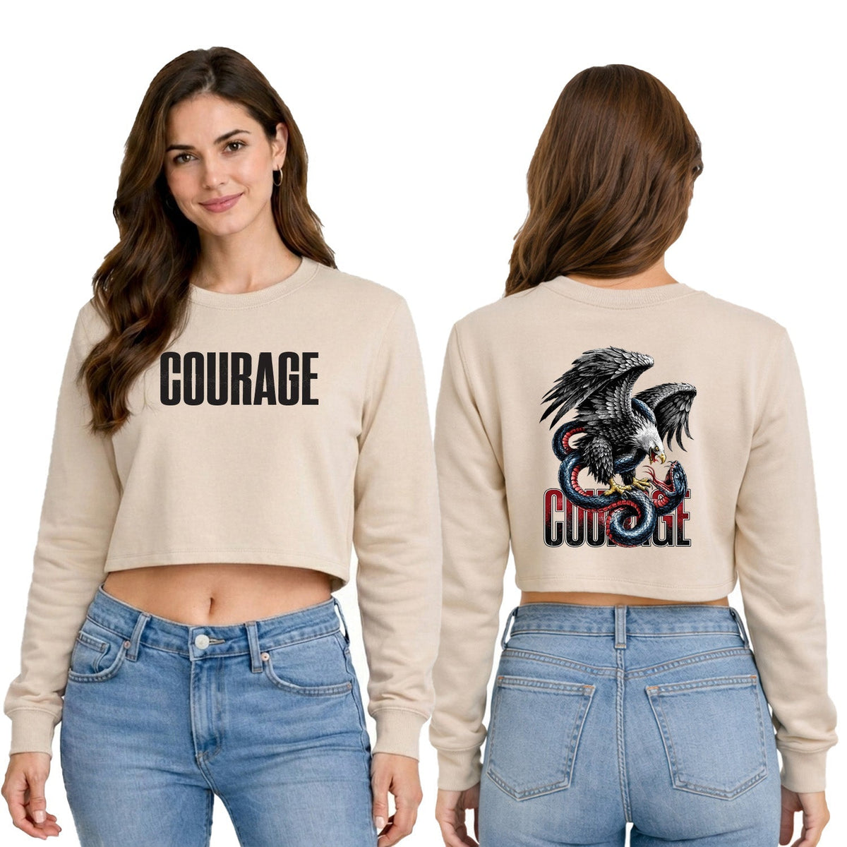 Women’s Crop top full Sleeve - 270 GSM