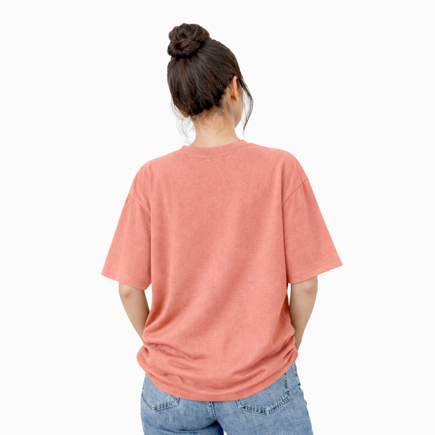 Crew Neck oversized t-shirt - ചുള്ളത്തി(225 GSM heavyweight fabric)