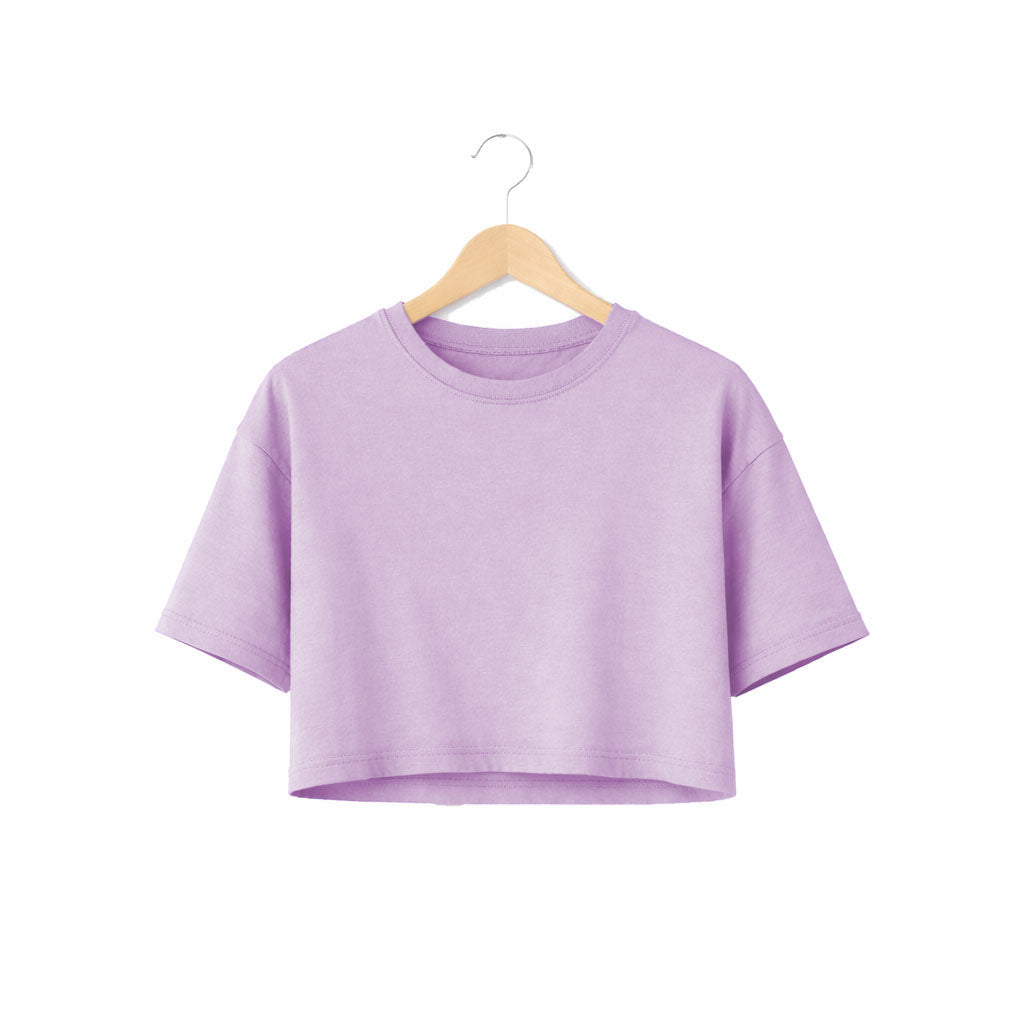 Women’s Oversized Half Sleeve Crop Top- AM Design