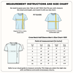 Men's Crew Neck t-shirt-എന്താ ഇഷ്ടാ(170 GSM single jersey)