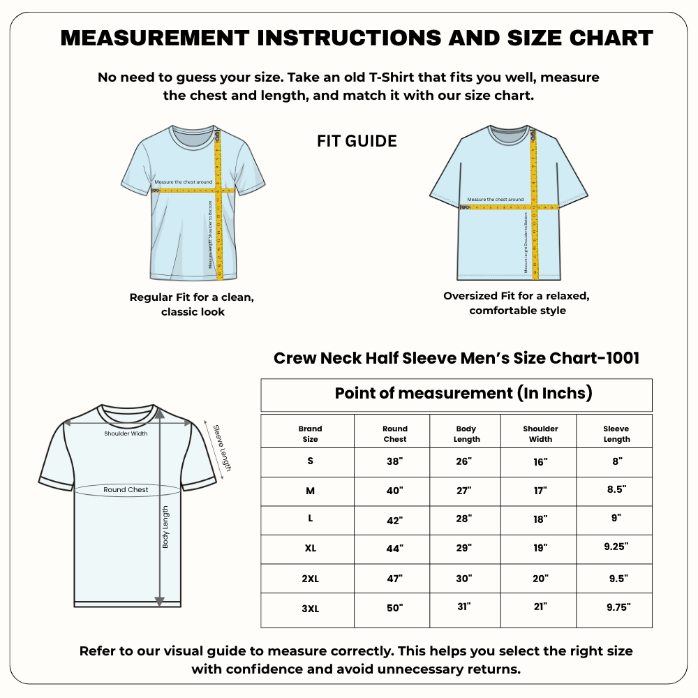 Men’s Graphic Print Round Neck T-Shirt- Allah (170 GSM single jersey)