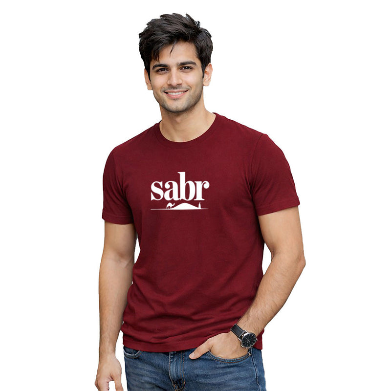 Men’s Graphic Print Round Neck T-Shirt- Allah (170 GSM single jersey)