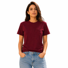 Women’s Plain Round Neck T-Shirt