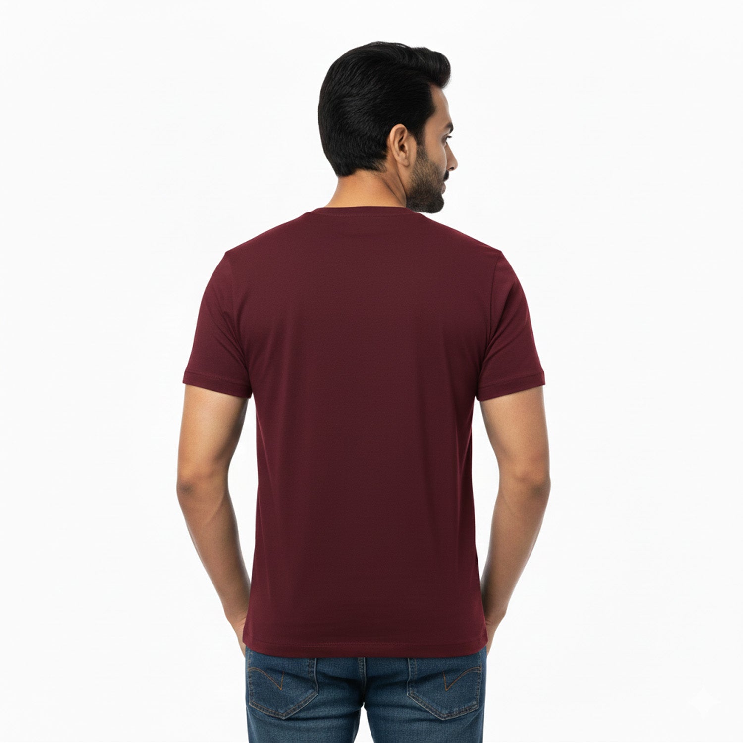 Men’s Graphic Print Round Neck T-Shirt-Tirupathi Balaji (170 GSM single jersey)