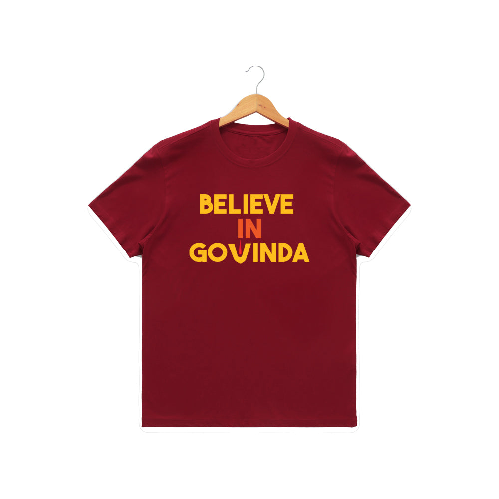 Men’s Graphic Print Round Neck T-Shirt-Tirupathi Balaji (170 GSM single jersey)