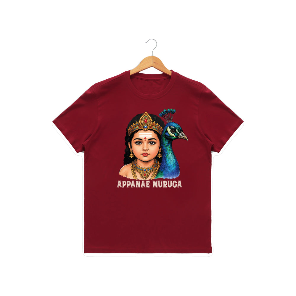 Women’s Graphic Print Round Neck T-Shirt- Murugan (170 GSM single jersey)