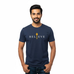 Men’s Graphic Print Round Neck T-Shirt- Hanuman (170 GSM single jersey)