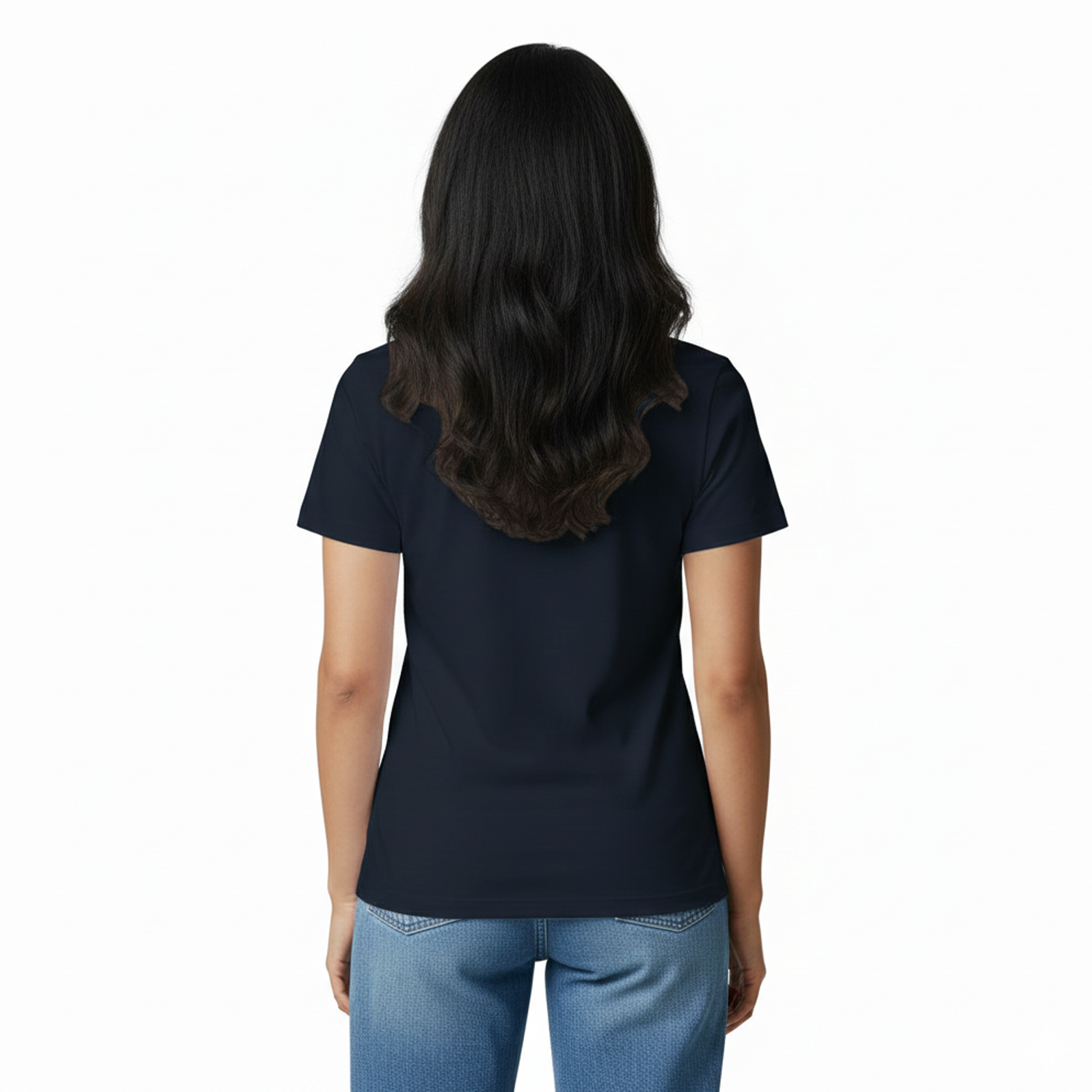 Women’s Graphic Print Round Neck T-Shirt- Krishna (170 GSM single jersey)