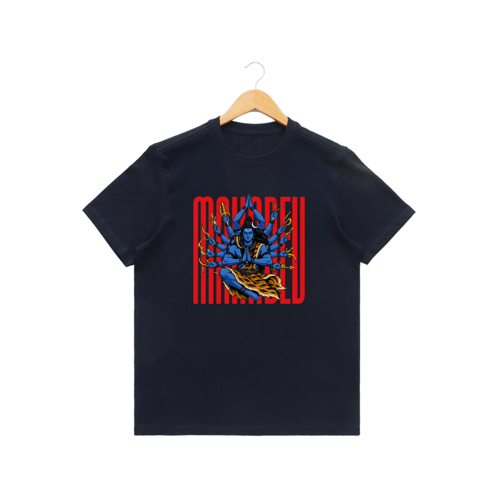 Men’s Graphic Print Round Neck T-Shirt- Shivan (170 GSM single jersey)