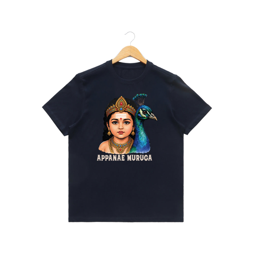 Women’s Graphic Print Round Neck T-Shirt- Murugan (170 GSM single jersey)