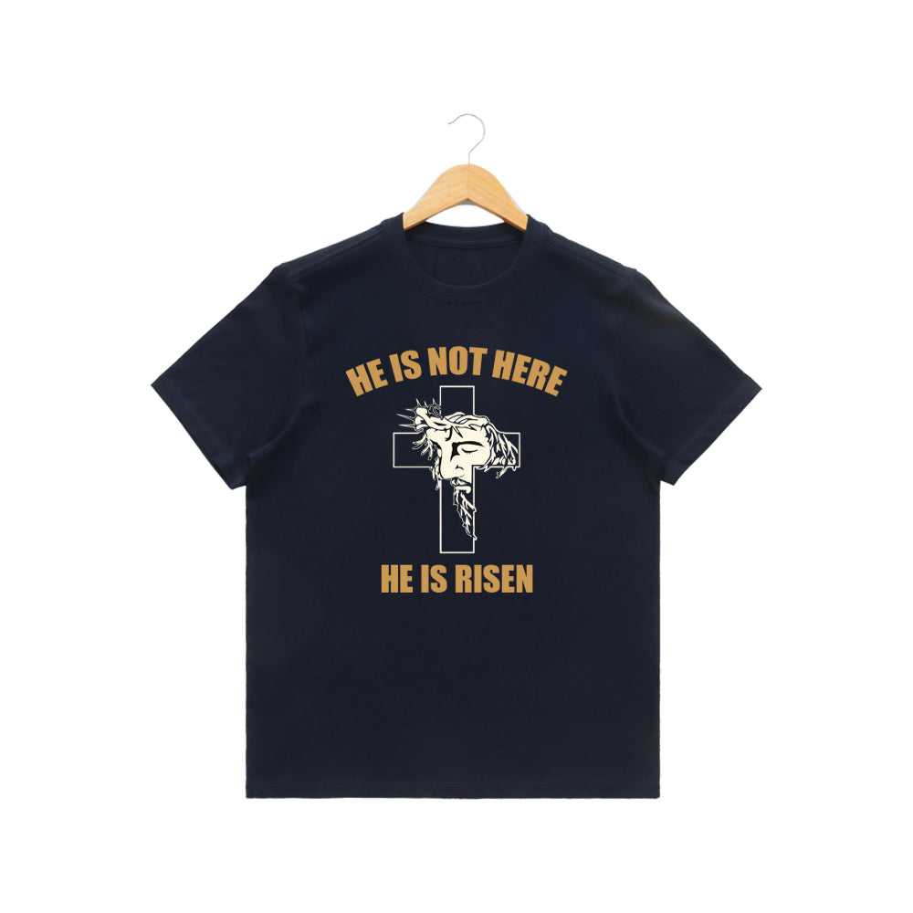 Women’s Graphic Print Round Neck T-Shirt-Jesus(170 GSM single jersey)